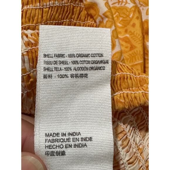 Cleobella Everly V-Neck Puff Sleeve Crop Top Size Medium NWT Coastal Boho - Picture 13 of 13